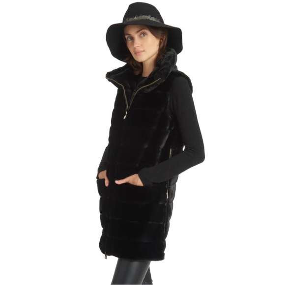 Patty Kim Ingrid Vest in Black - NWT - Picture 4 of 5